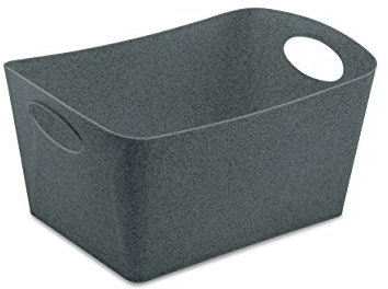 Koziol Aufbewahrungsbox Boxxx M, Box, Kiste, Korb, Aufbewahrung, Thermoplastischer Kunststoff, Organic Deep Grey, 3.5 L, 5744673