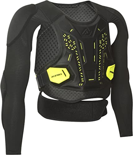 ACERBIS PETTORINA PLASMA NERO/GIALLO S/M