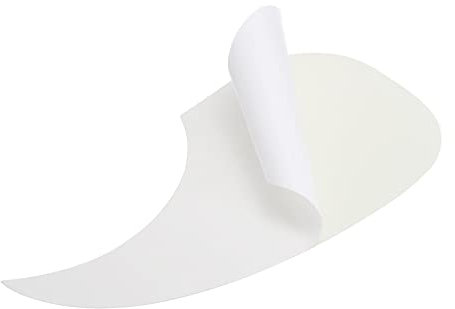 sourcing map Akustikgitarren-Schlagbrett passend für 41-Zoll-selbstklebende Rechtshänder-Akustik-E-Gitarren-Teile Wassertropfenform Weiß