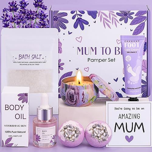 Cadeau de fête prénatale, cadeau pour future maman, kit de soins personnels, panier spa naturel, bio végétalien