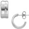 Skagen Women's Stainless Steel Push Back Earrings Mattes Silber,6.6Lx6.6Wx2.5Hcm