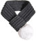 Generisch Weihnachten, Neujahr, lustiger Katzenhals, warm halten, Haustier, Herbst Winter, roter Schal, Holz, Hund, Katze, Weihnachtsschal Hundehalsband Mit Zitronenspray (Grey, S)