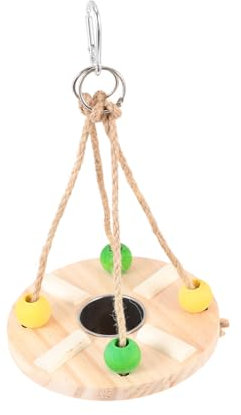 Milisten Mangeoire À Eau Et Nourriture pour Oiseaux De Compagnie - Mangeoire À Oiseaux Pivotante - sans Danger pour Les Perroquets - Idéal