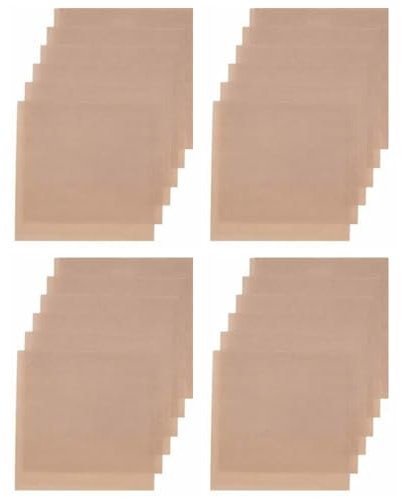 Iyalezirk Bolsa Tostadora Reutilizable de 24 Piezas Bolsa Antiadherente para Hornear Pan Bolsas para SáNdwich Tostadas Microondas Herramientas de PasteleríA para Calentar 17X19Cm