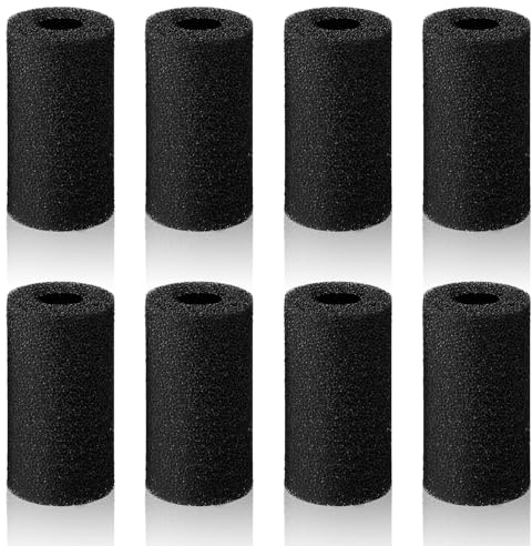 MBAIYO 8 Stück Filterschwamm Aquarium,Filterwatte Aquarium Vorfilter-Schwamm Aquarium Filter Zubehör für Mechanische Filterung Kleine Fische Garnelen Fischbecken Schutz