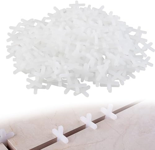500 Stück Weiß Fliesenkreuze, Fugenkreuze 3mm, Fliesen Abstandshalter, Fugenkreuz Für Genaue Positionierung, Abstandhalter Fliesenfugen, Fliesenverlegehilfe, Für Wand, Bodenfliesen