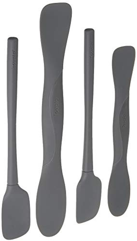 Tovolo Flex Core - Set di mini spatole in silicone per la preparazione e la cottura della cucina, set di utensili da cucina in silicone con spatola, cucchiaio e paletta, senza BPA, set da cucina in