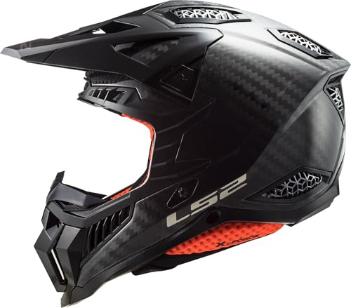LS2, Motorrad-Crosshelm MX703 X-FORCE Gloss Carbon, XS