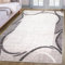 oKu-Tex Teppich | Webteppich | für Wohnzimmer, Flur, Schlafzimmer | Creme Modern | geometrisches Design | Öko-Tex 100 |Größe 160 x 230 cm, 30171creme160230