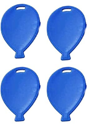 Balloon Shape Colorful Helium Balloon Weights Balloon Weights Plastic Balloon Pack of 10 Weights for Balloons Birthday Wedding Party Decorations Supplies (Blue)