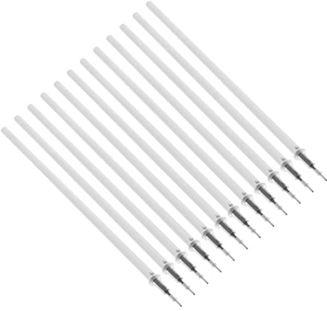 EXCEART 100 Ricariche Penne Gel Nere 0,5mm Punta a Sfera in Plastica per Scrittura Fluida ad Alte Prestazioni, Confezione da 100 Pezzi per Scuola e Ufficio