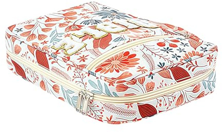 Bibelfodral Tote, Dragkedjepåse, Estetisk, Studietillbehör | Blommig bibelväska för Kvinnor, Damer, Flickor, Barn, Kyrka, Resor, Utflykter, Utomhusaktiviteter och