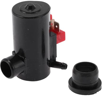 Hihaha Windshield Washer Pump with Grommet for Honda Civic 1984-1987 Front Washer Fluid Pump Windshield Wiper Pump No.76806SL0E01/76806-SL0-E01 White 1 Pcs