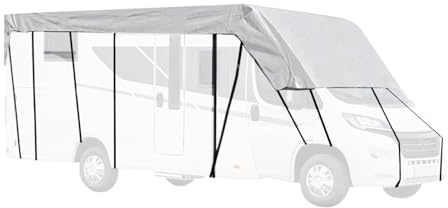 Fundas para Autocaravana - Protector Solar Impermeable Y Antinieve,Cubierta Protectora Plegable Antipolvo para Vehículos Recreativos,para Invierno Viajes Camping Aventuras Al Aire Libre