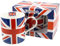 L&P Porzellan-Tasse mit Union-Jack-Motiv, Geschenkbox, UK-Souvenir, London, 0.5 Pint, Klassiker, Wiederverwendbar, Patriotic, Mikrowellensicher, Isoliert, Spülmaschinenfest