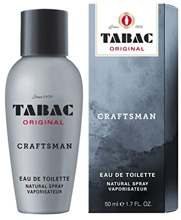 Tabac Original Craftsman Eau de Toilette - moderne Frische, facettenreich und lang anhaltend - für gepflegte Männlichkeit, 50 ml Natural Spray Vaporisateur 1 stück