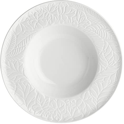 THUN LA PORCELANA BLANCA - Juego de 6 platos hondo bosco