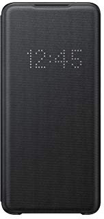 Samsung LED View Smartphone Cover EF-NG980 für Galaxy S20 | S20 5G Handy-Hülle, LED-Anzeige, Kartenhalterung, schwarz - 6.2 Zoll