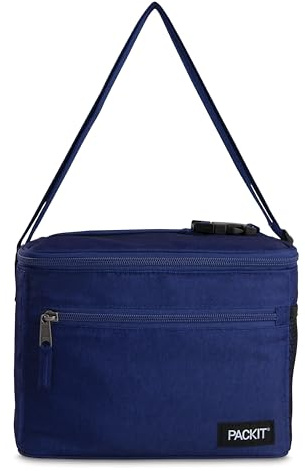 PackIt Freezable Essential Lunch Cooler, True Blue