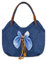 ArtsEye Handtasche mit Tragegriff aus Segeltuch mit Reißverschluss, süße Tragetasche für Damen, florale Geldbörsen, Lunch-Tasche, schmetterling, one size