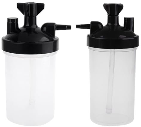 CVZJ Humidifying Cup Humidifier Water Bottle for Oxygen Regulator High Flows Oxygen Bubbler Bottle for Oxygen Concentrators