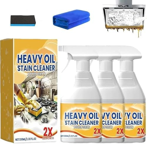 Liapu Kitchen Heavy Oil Cleaner, 2025 nuovo detergente multiuso per la pulizia di olio pesante, detergente schiumogeno per olio nemico, potente spray per macchie di olio da cucina, detergente per