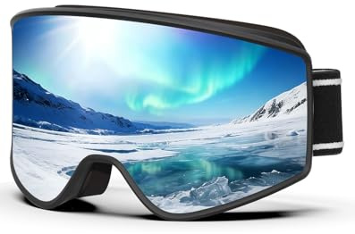 BEACOOL Ski Goggles,Skiing Goggles for Men Women Youth Jet Snow OTG Anti-Fog 100% UV400 Protection,Helmet Compatible