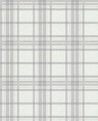 Superfresco Easy Country Tartan Silver Wallpaper