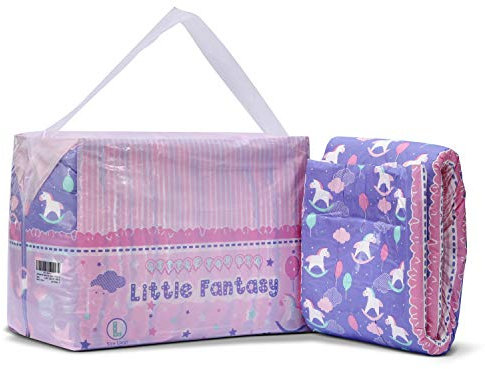 LittleForBig Erwachsenen Gedruckten Windeln 10 Stück - Kleine Fantasie (Large 91-116 cm)