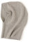Prettystern Damen Kaschmir Kapuzen-Schal Loop Winter Mützen-Schal Sturmmütze Cashmere Balaklava Schlauch-Schal Zoft-Muster hellgrau