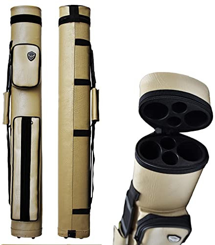 TalveX 2 x 2 Hartschalen-Queue-Tragetasche, quadratisch