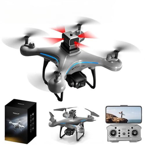 Mini Drone avec Caméra 4K, Drone Selfie, Double Objectif HD, Zoom 50x, évitement D'obstacles à 4 Voies, Retournements à 360 Degrés, Prise de Vue Intelligente en Vol Stationnaire