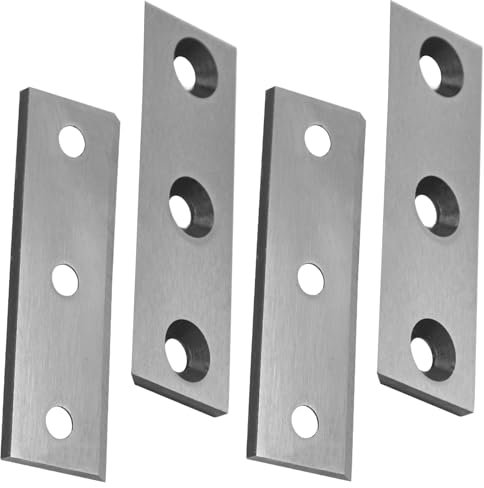 WHMYZHL Lot de 4 lames de broyeur à bois pour travaux de terrain, Superhandy LCE12, EFCUT C30, C30 Mini, C30 Lite, Greatcircleusa GUO033 GUO035 GUO054, A30/B40 Series et broyeurs à bois 3 en 1