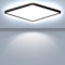 RDGOOD 18W Deckenleuchte LED Deckenlampen 1800LM 4000K, Ultraslim Flach Panel LED Lampe Mit Hintergrundbeleuchtung Für Wohnzimmer/Kinderzimmer/Küche/Flur/Schlafzimmer/Keller/ 22 * 22 * 2.5cm