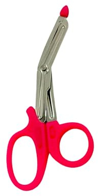 Medical Tuff Cut Scissors Tough Shears First Aid Nurse Paramedic Emergency EMT - 19cm (7.4) Size Regular for Nurses, Doctors, Firefighters, Paramedics (Pink)