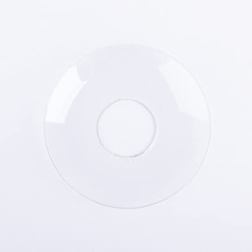 INNA-Glas Raccoglitore di Gocce in Vetro TURIBIO per Candele a Bastoncino Fino a Ø2,4 cm, Trasparente, Ø6,8 cm - Raccogligocce per Candele