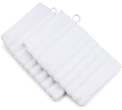 Gözze 2erSet Frottier Mailand,CO/CV (Bamboo),70%/30%,Waschhandschuh,17x24,weiß