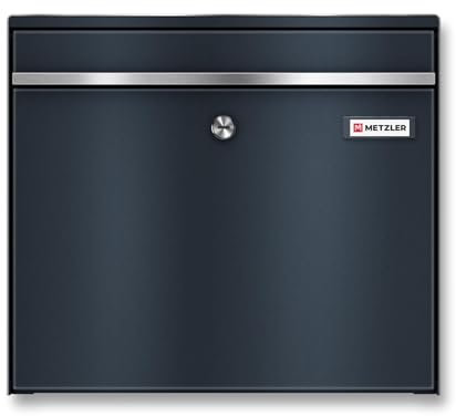 Metzler Boîte aux Lettres en Acier Inoxydable en Anthracite | BK212 avec Plaque de Nom remplaçable