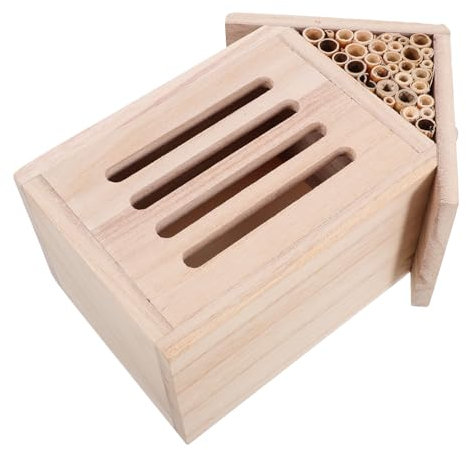 HYTROVE Insektenhaus Insektenbeobachtungshaus Schmetterlingsnetze Schmetterlingsfänger-Werkzeug Für Nisthaus Nistendes Bestäuberhaus Bienenhaus Schmetterlingshaus Holzkäferraum Marienkäfer