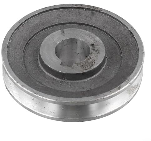 Keilriemenscheibe, Aluminium-Rillenmotor-Riemenscheibe, Rad-A-Typ, Luftkompressor-Komponente, 100 mm Durchmesser, 13 mm Riemenrillenbreite (97 x 19)