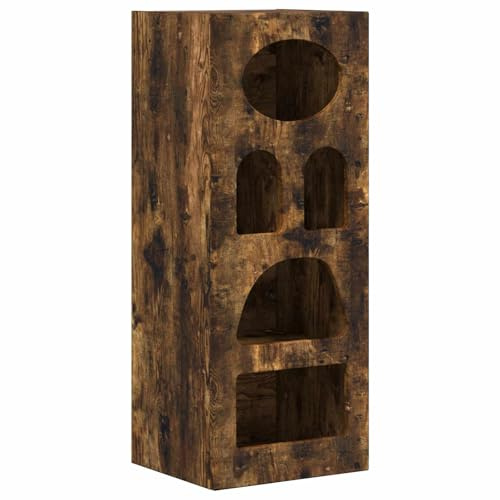 vidaXL Sideboard ELST Rökt ek 40 x 35 x 100,5 cm Konstruerat trä