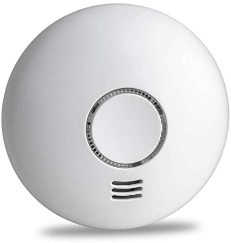 SEBSON Rauchwarnmelder Funk mit Hitzewarnmelder, DIN EN 14604 Zertifiziert, fotoelektrischer Rauchmelder vernetzbar
