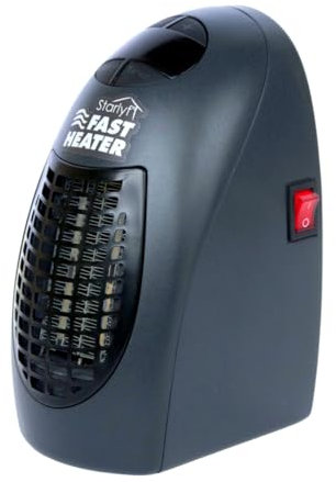 Mini chauffage d'appoint Starlyf Fast Heater, Compact, technologie thermo-céramique avec thermostat, 450W