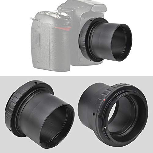 T2-2-tums Teleskop DSLR Adapterring Set, Metall Kameramontering Objektivadapter för Teleskop, Okularadapterring