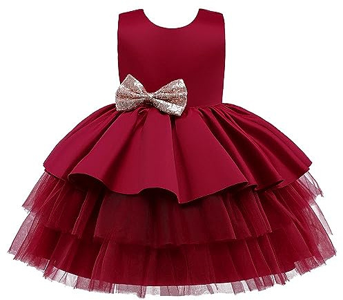 Lito Angels Baby blomma flicka brudtärna klänningar bröllopsfest outfit fin balklänning tillfälle klänning med pannband