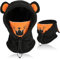AYPOW Kinder Winter Thermo Fleece Sturmhaube 4-12 Jahre, Multifunktionale Winddichte Verstellbare Gesichtsmaske Skimaske, Warm Mütze Sturmmaske Halswärmer Schal Jungen Mädchen Outdoor-Aktivitäten