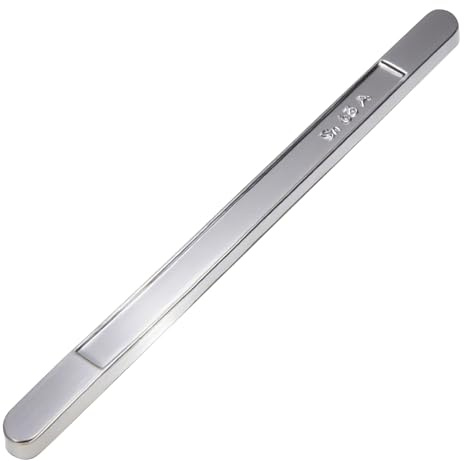 1 lb Alloy High Purity Tin Lead Solder Stick Pure Tin Rod Soldering Accessories Strip for Solder Pot Desoldering Bath Sn63A /Pb37 Antioxidant Strip Construction site Soldering for All Metal workings