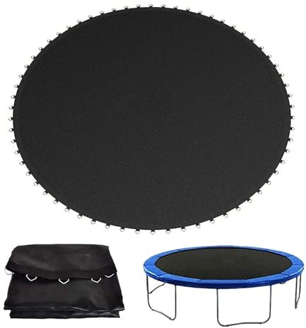 FSDIYU Tappeto Elastico Telo Ricambio Trampolino, Adatto a Telaio da 10 Piedi,Tappetino da Salto a Molla di Sicurezza, Accessori per Trampolino Rotondi Resistenti all'Acqua e ai Raggi UV