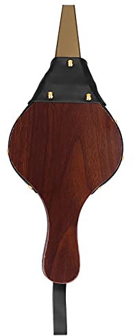 BRILVERDE Fireplace Bellows Portable Manual Wood Air Blower Large Wood Air Blower Cast Nozzle for Outdoor Camping BBQ Grill Chimney Hand Bellow Pump Pit Barbeque Fire Tools Accessoriesfor