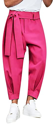 Herrbyxor bomullsbyxor vardagsbyxor för män UK trendig designer enfärgade byxor hög stretch hembyxor med fickor lös passform mångsidiga loungebyxor höst vinter 9/10 byxor